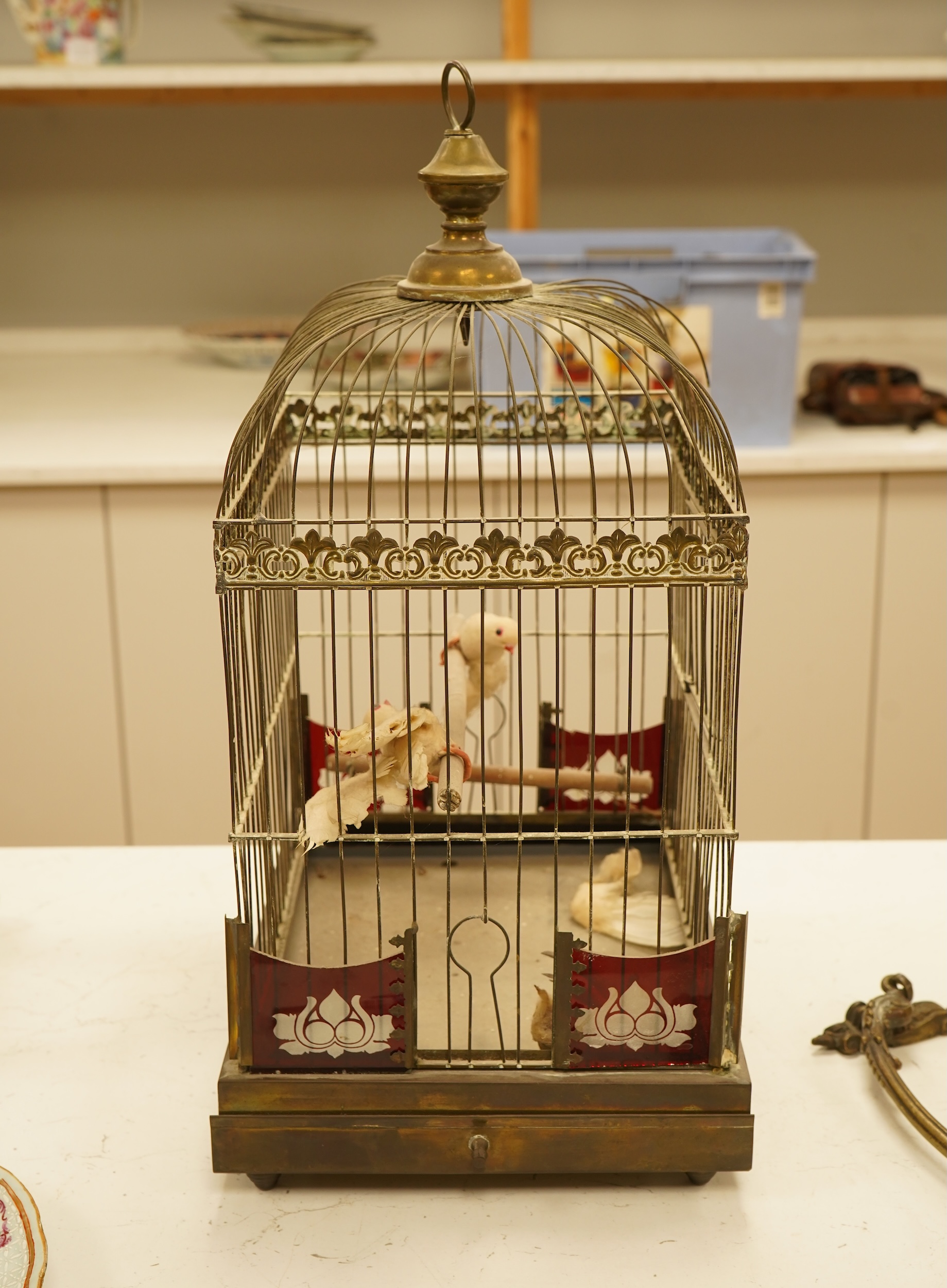 A mid 20th century birdcage, 50cm